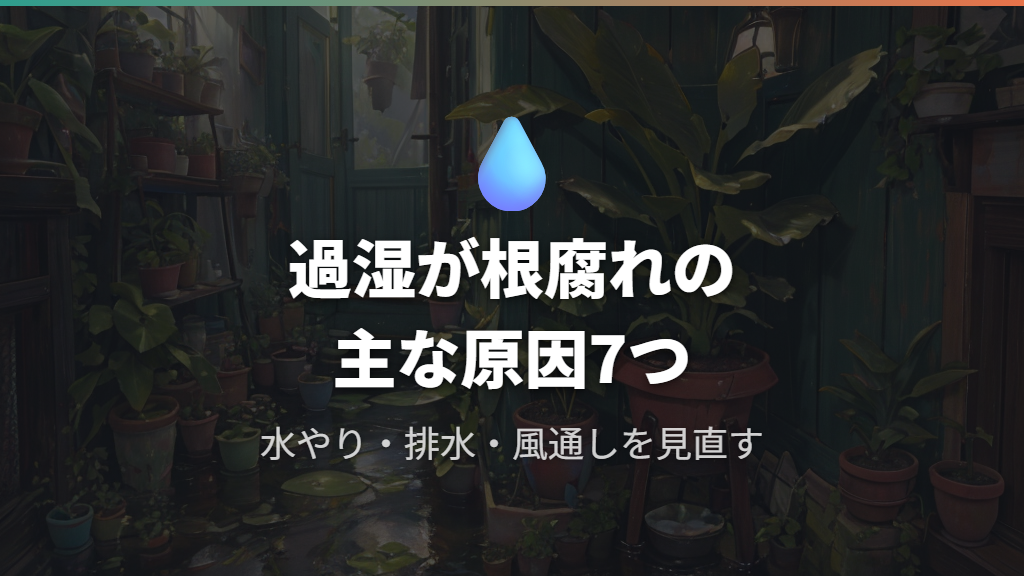パキラの根腐れを引き起こす主な原因