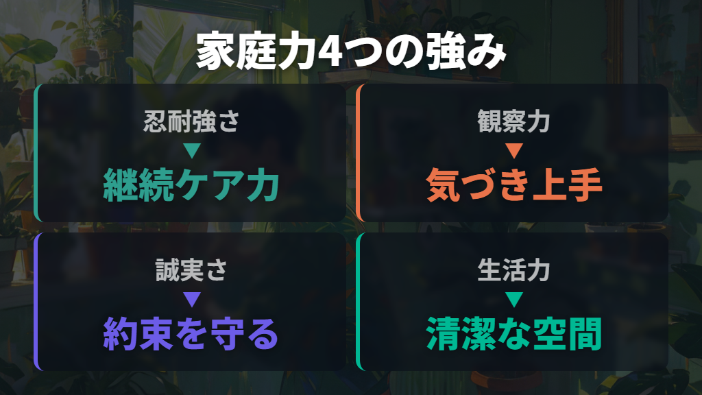植物を育てる男性が持つ家庭力と結婚生活での性格的な強み