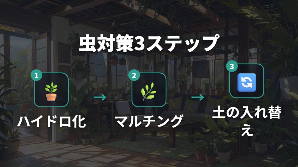 セリアで買える虫対策アイテム——ハイドロボールとマルチング材の使い方