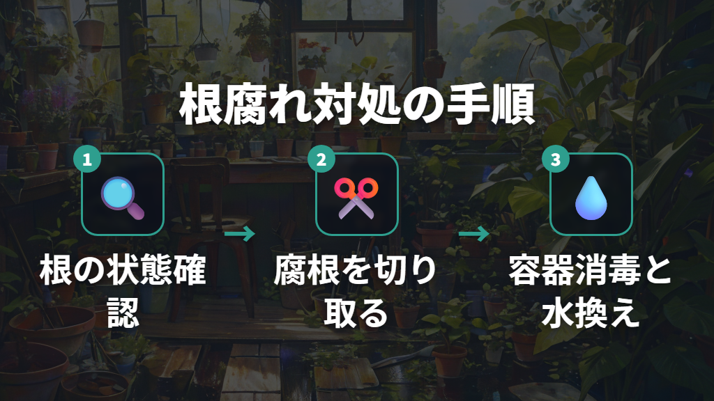 根腐れとカビを防ぐ具体的な対処法