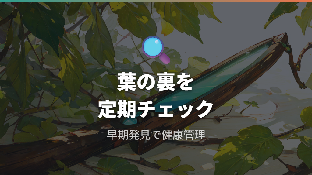 屋外パキラによくあるトラブルと害虫の対処法