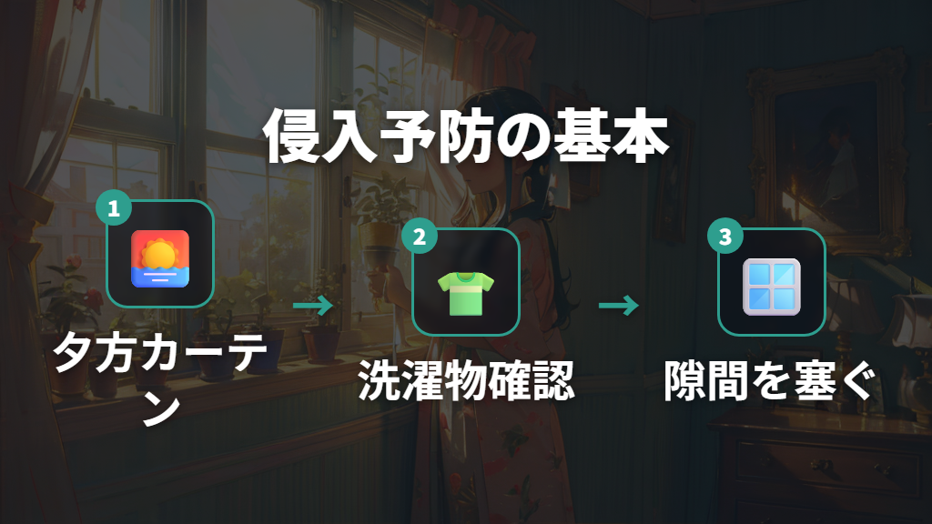 家の中へのカメムシ侵入を防ぐ予防策