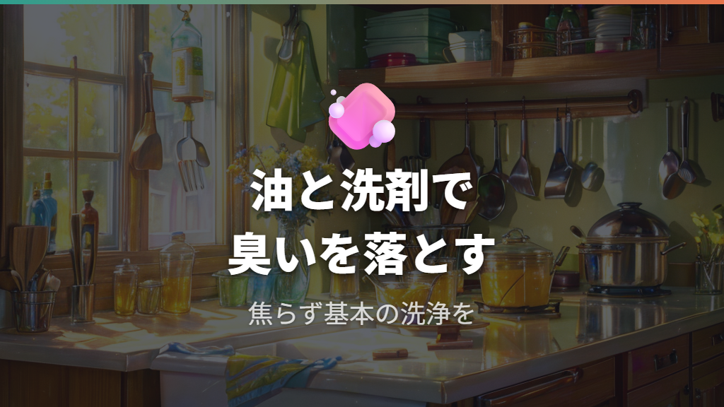 万が一臭いが付着した時の落とし方