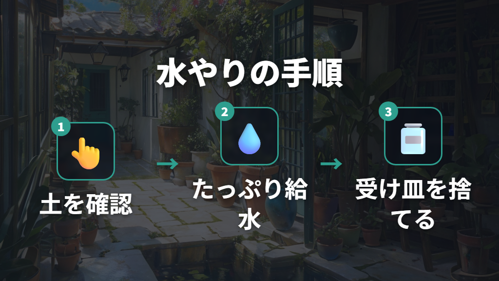 ガジュマル水やりの頻度と土の乾き確認方法