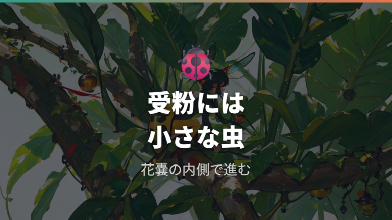 受粉に必要な環境と虫の関係を理解する