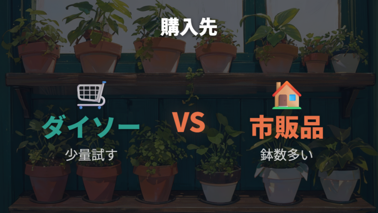 市販の観葉植物用肥料との違いで選ぶ購入先