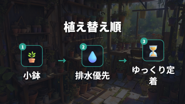 買った後の植え替えと土選びは水はけ優先で進める