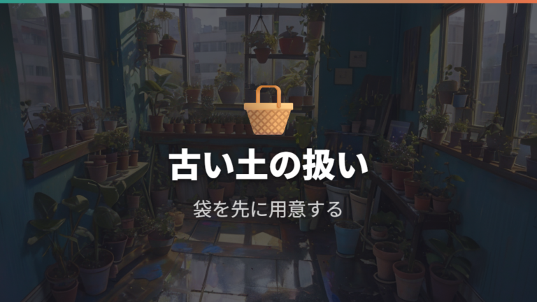 土なし観葉植物の植え替え手順で古い土をどう扱うか