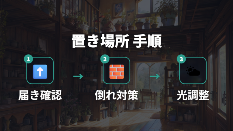 ペットや子どもを守る置き場所を決める手順