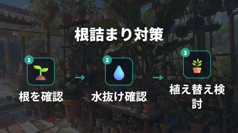 根詰まりと枝の弱りを防ぐ植え替えの考え方