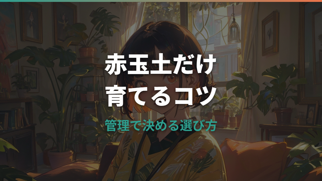 モンステラは赤玉土だけで育つ？単用の注意点と水やり・肥料管理