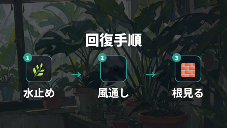 弱った株を回復させる手順